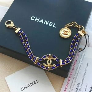 100% Authentic Chanel Lambskin bracelet